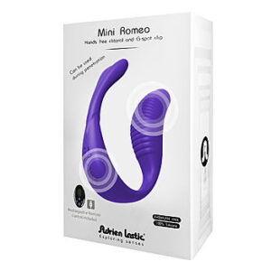 Adrien Lastic Mini Romeo - Tuplavibraattori, pariskunnille, kahdelle, laadukas, silikoninen, tyylikäs, kiihottava