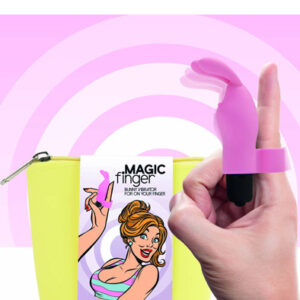 FeelzToys Magic Finger Vibrator Pink Sormivibraattori