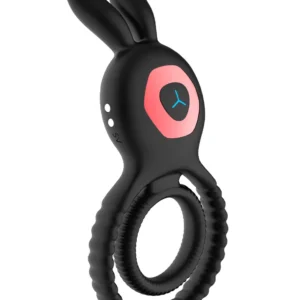 Vibrating Rabbit Cock Ring Penisrengas jäniksenkorvilla