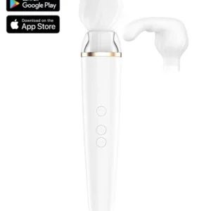 Satisfyer Double Wand-er White Magic wand/hieronta sauva